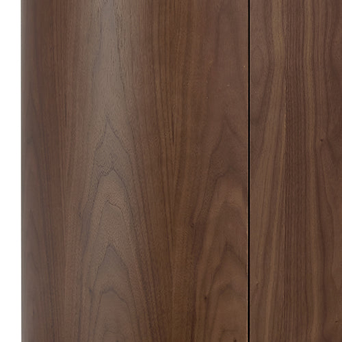 Buffet Mdf Melamine Interior Storage In Dark Walnut Colour