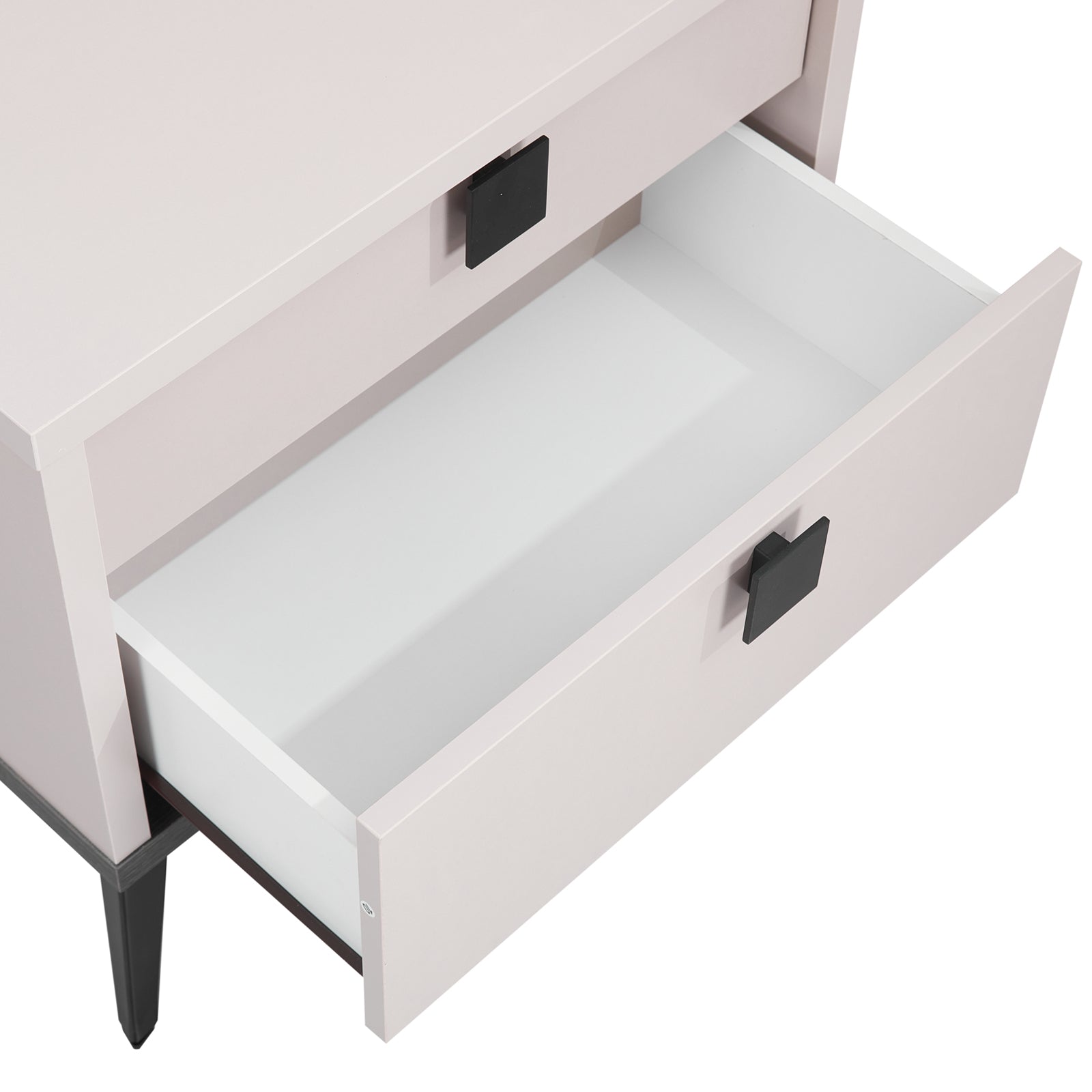 Modern Champagne Nightstand