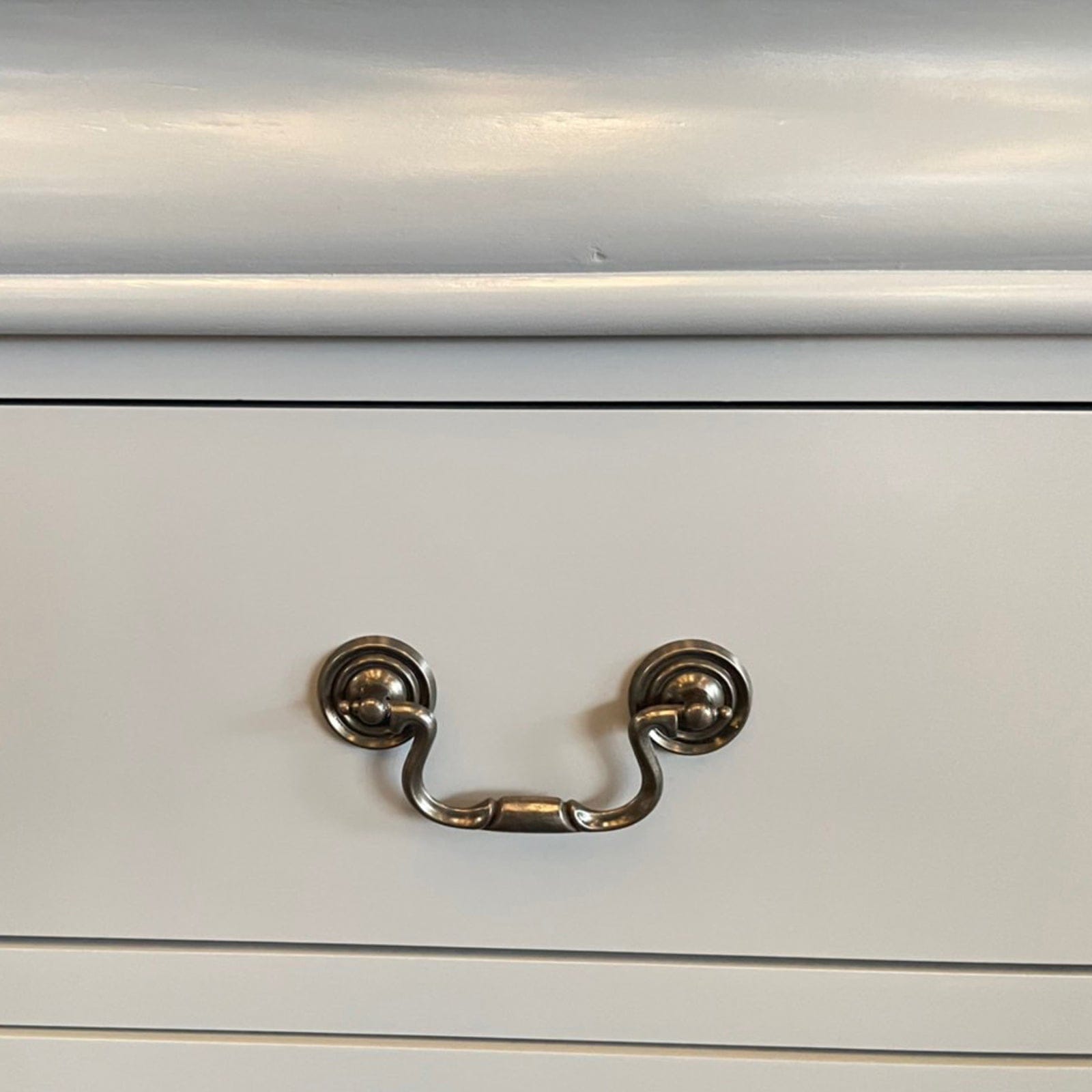 Grey Bedside Table With Drawers