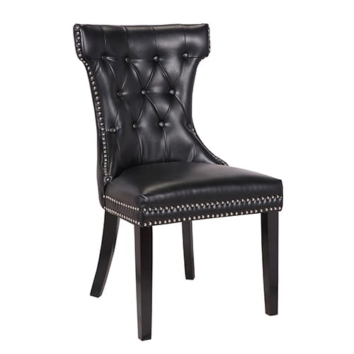 Dining Chair Black Velvet