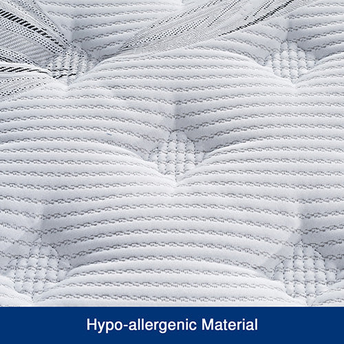 Double 28cm Thick Pocket Spring Mattress with Natural Latex Pillow Top Medium Firm