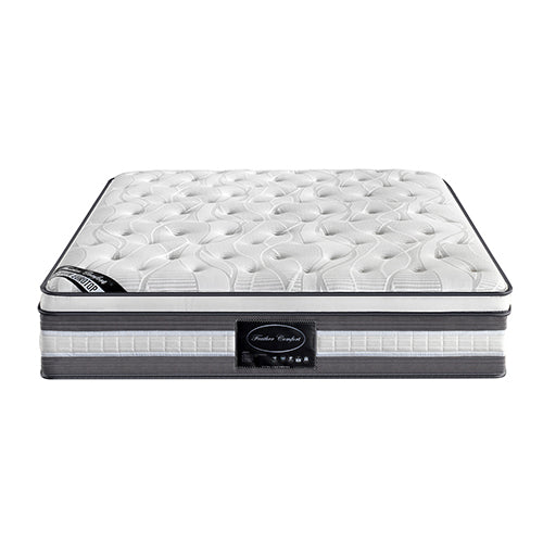 Medium Firm 34Cm Thick Premium Euro Top Pocket Spring Mattress - Single