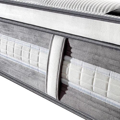 Medium Firm 34Cm Thick Premium Euro Top Pocket Spring Mattress - Single
