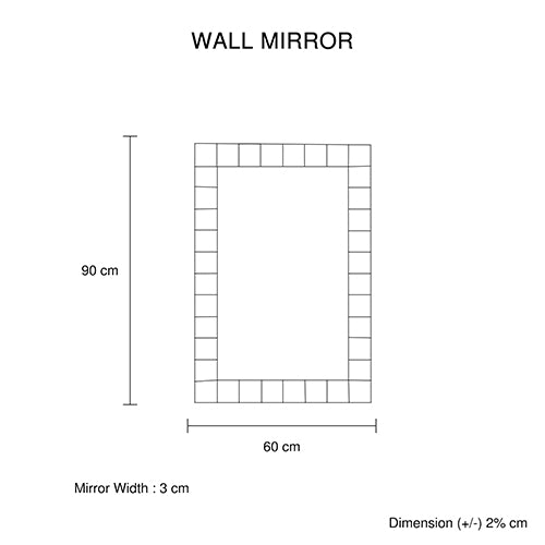 Silver colour - Wall Mirror Silver Mirror Rectangular/Round Shape - photo 24