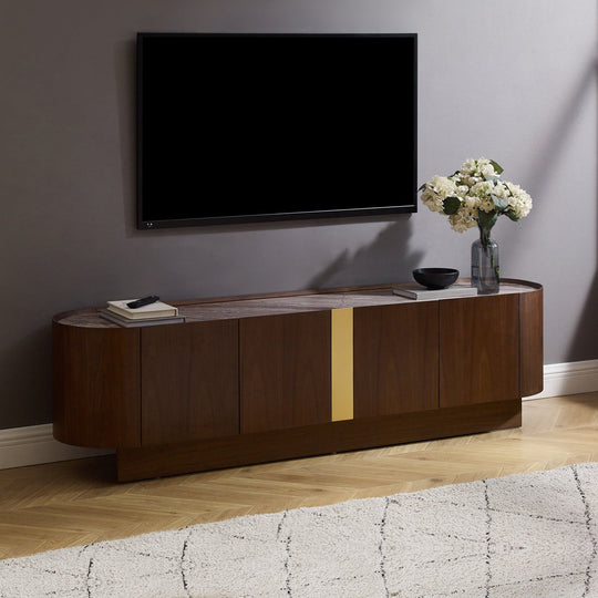 Tv Cabinet Mdf Board Melamine Interior Storage Entertainment Unit, TV Units