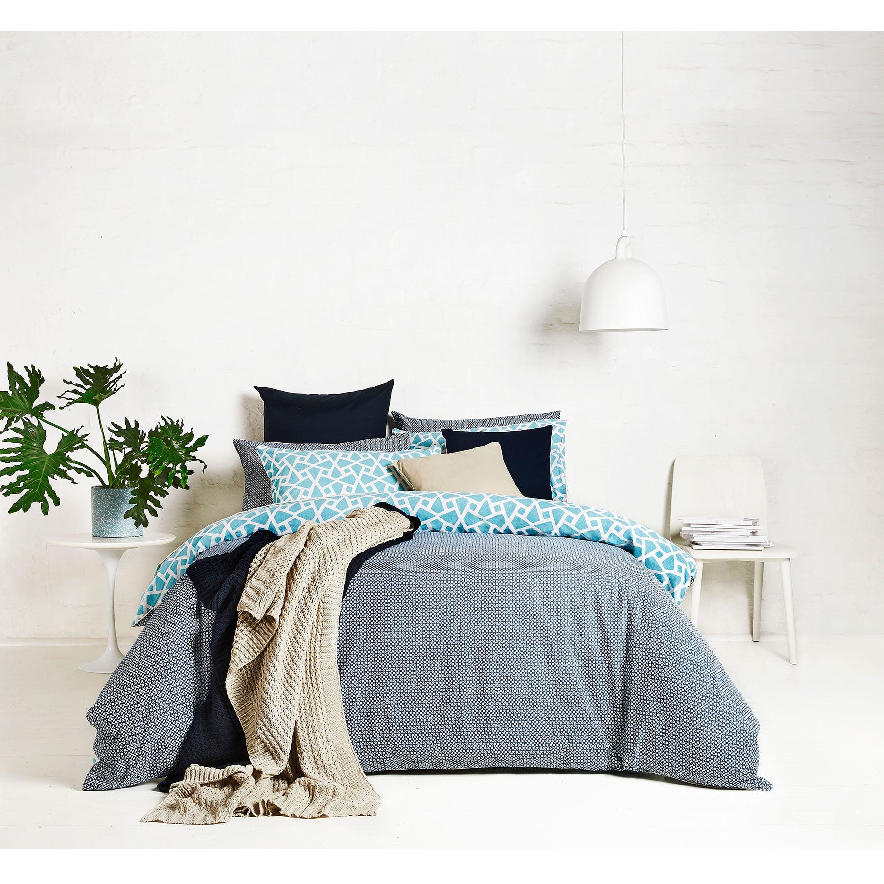 Coast Reversible Quilt Cover Set Queen