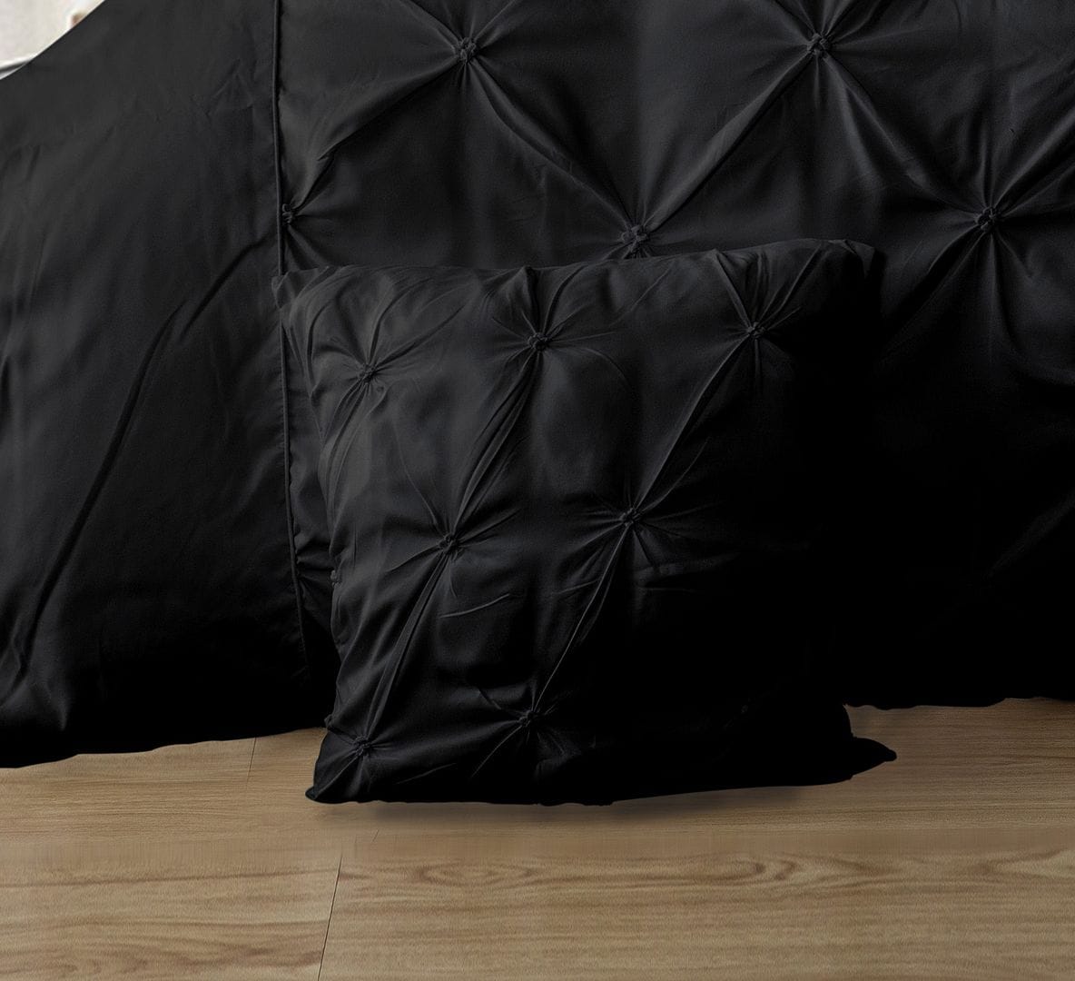 Cushion Covers Ultra Soft Black 45x45cm
