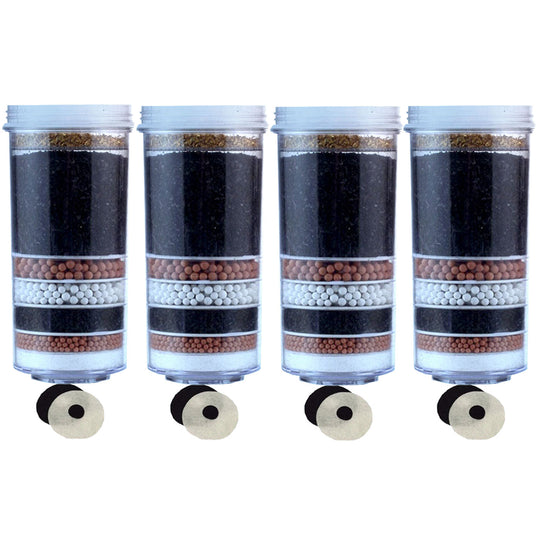 Water Filter 8 Stage Prestige Healthy Pure Bpa Free X 4