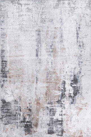 Modern Leopold Ash Round Rug - 160x160