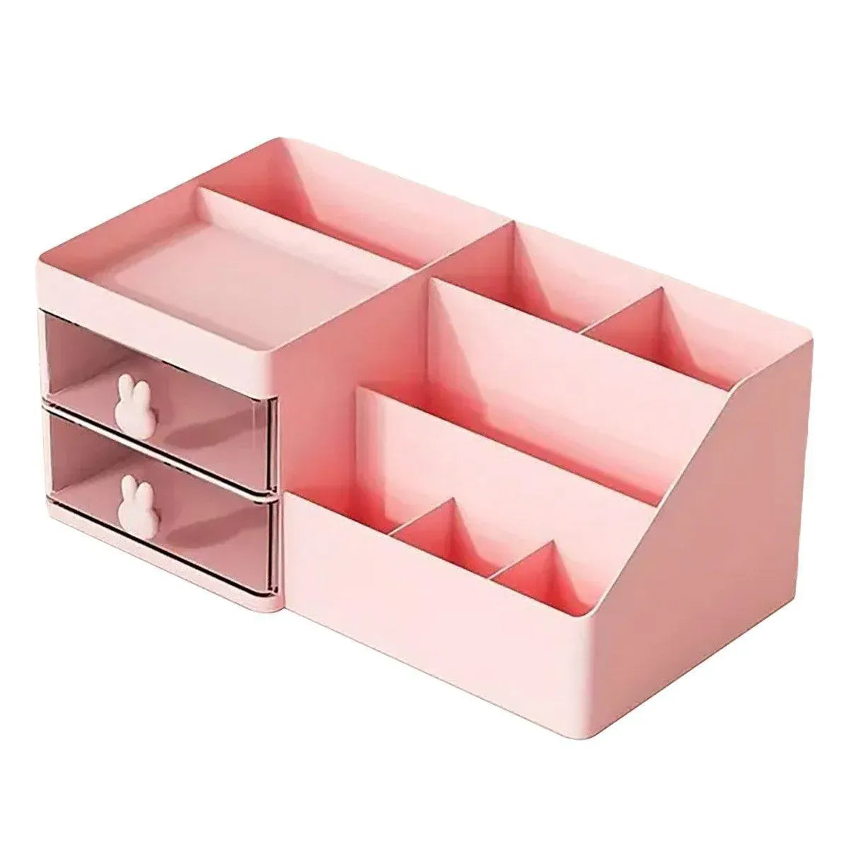 Cosmetic Storage Box Pink 28.5x17x12cm