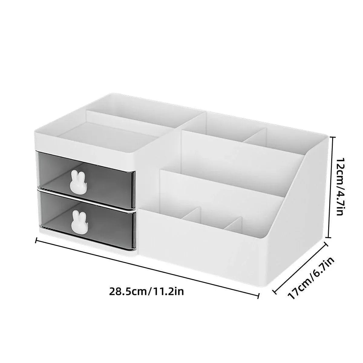 Cosmetic Storage Box Pink 28.5x17x12cm