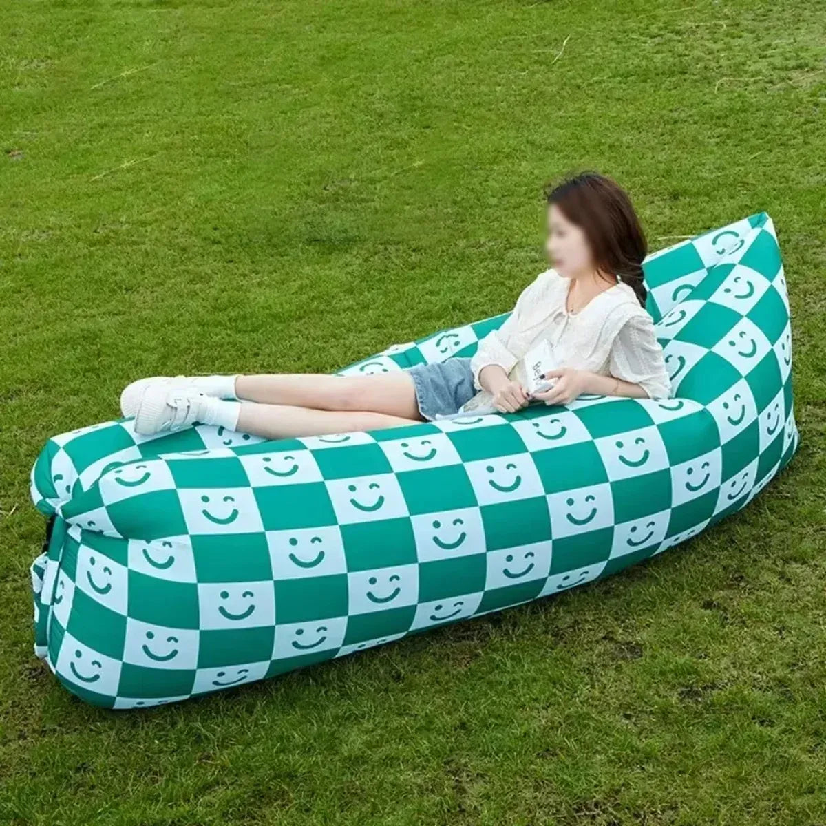 Inflatable Sofa Portable Outdoor 230x70cm