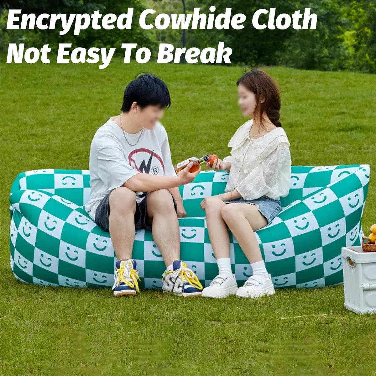 Inflatable Sofa Portable Outdoor 230x70cm