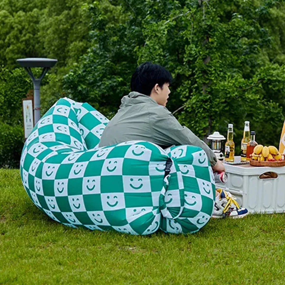 Inflatable Sofa Portable Outdoor 230x70cm