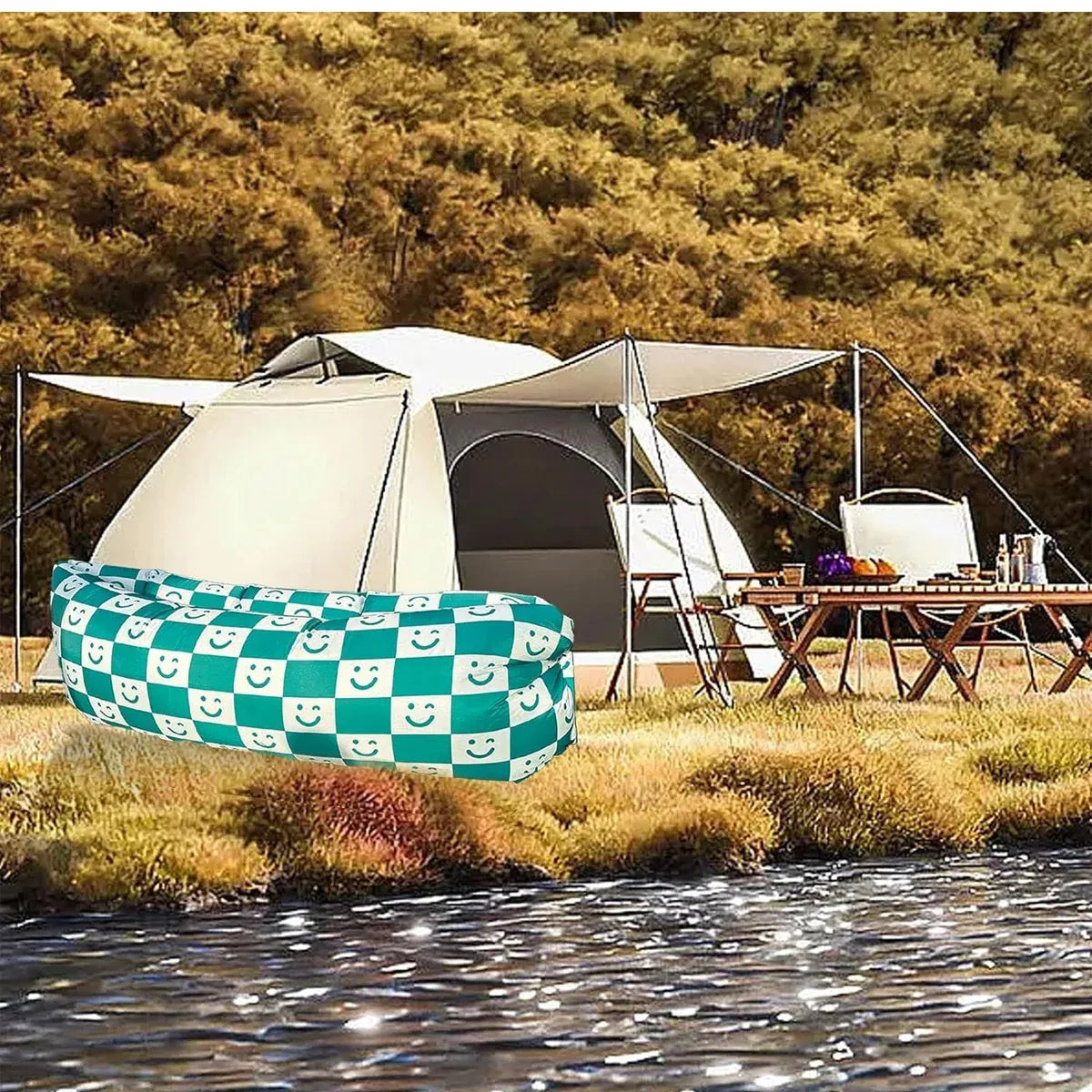 Inflatable Sofa Portable Outdoor 230x70cm