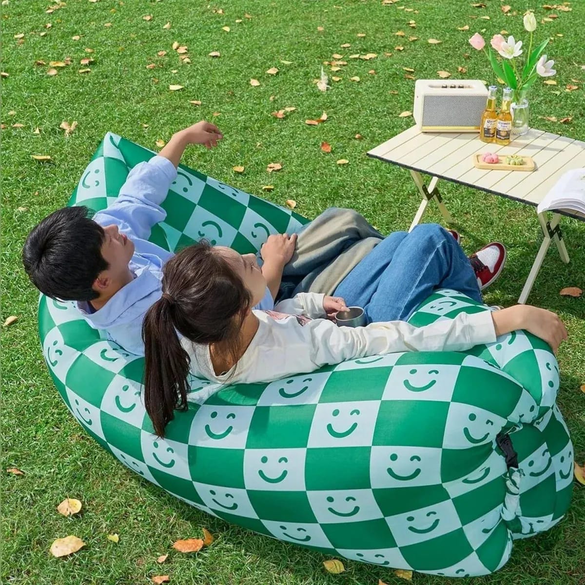 Inflatable Sofa Portable Outdoor 230x70cm