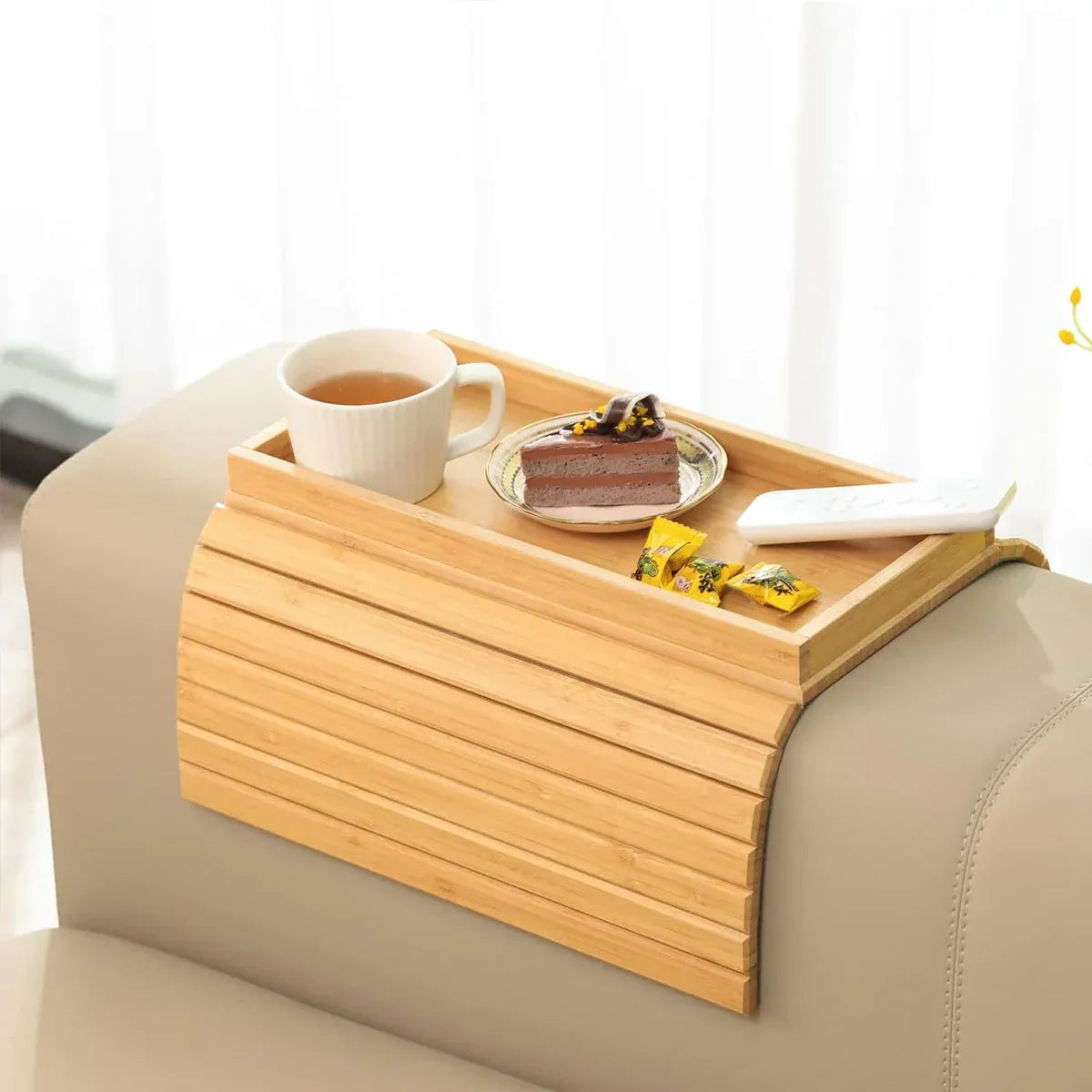 Foldable Tray Organizer Natural 45.7x33.5cm