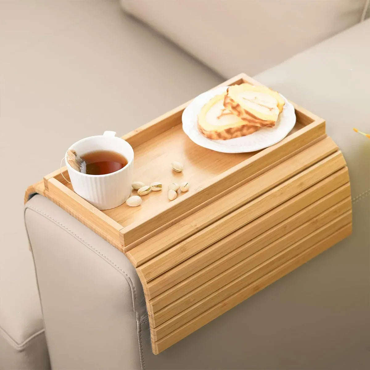 Foldable Tray Organizer Natural 45.7x33.5cm