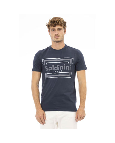 Trendy Blue Hue Baldinini Men'S Tee Shirt