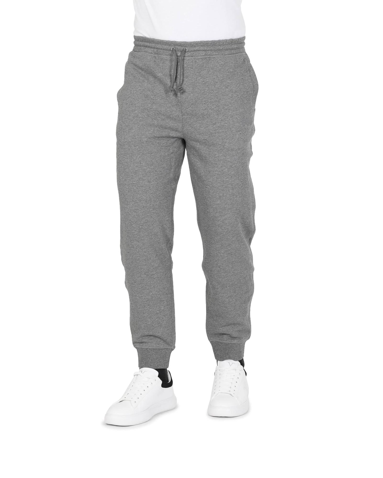 Sleek Grey Comfort Hugo Boss'S Cotton Blend Pants