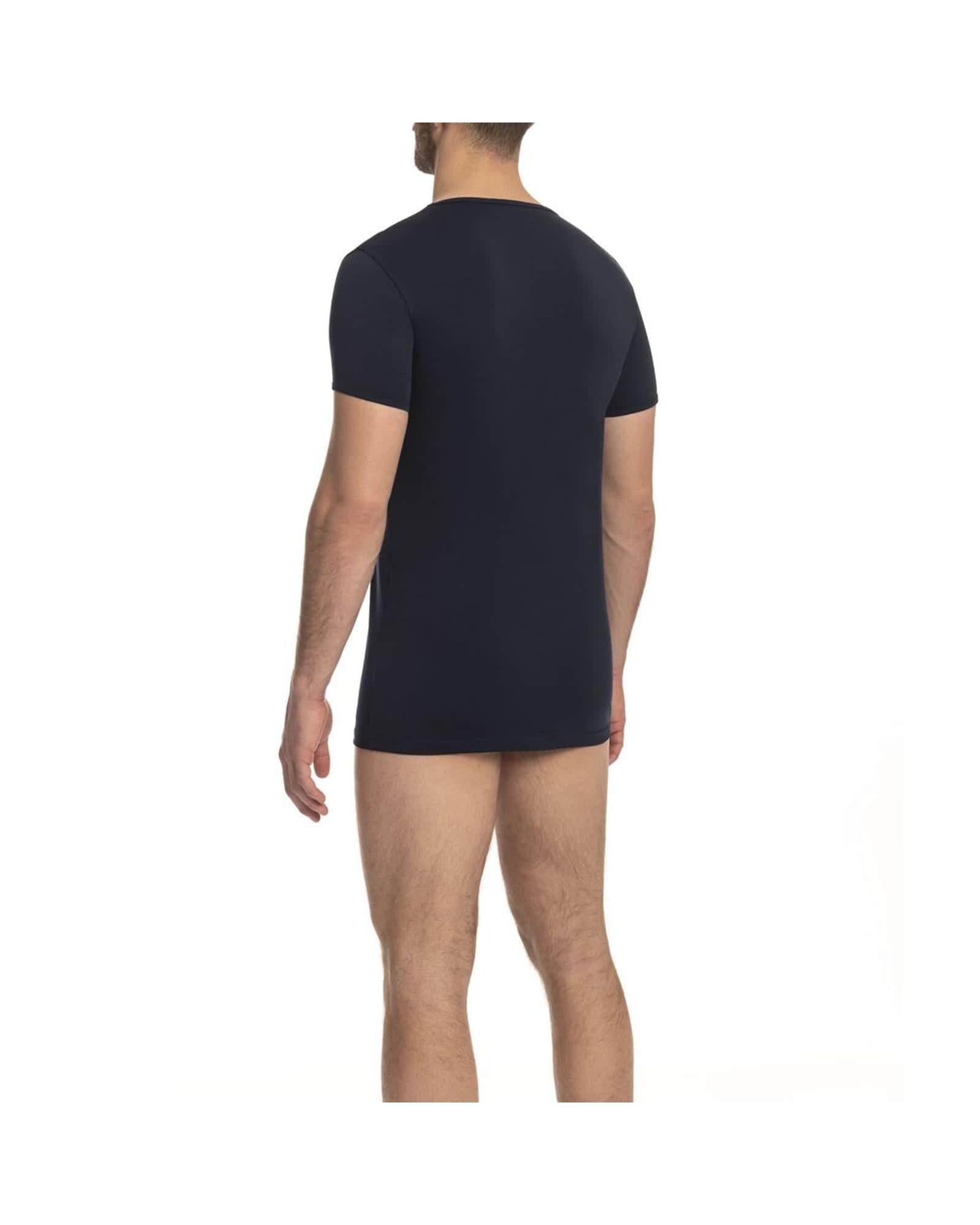 Perfect Fit Cavalli Class Black/White/Blue Tee Shirt