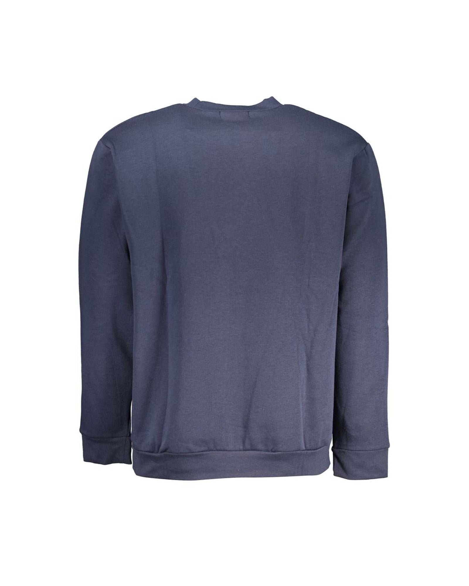Vibrant Blue/Black Cotton Sweater - Cavalli Class