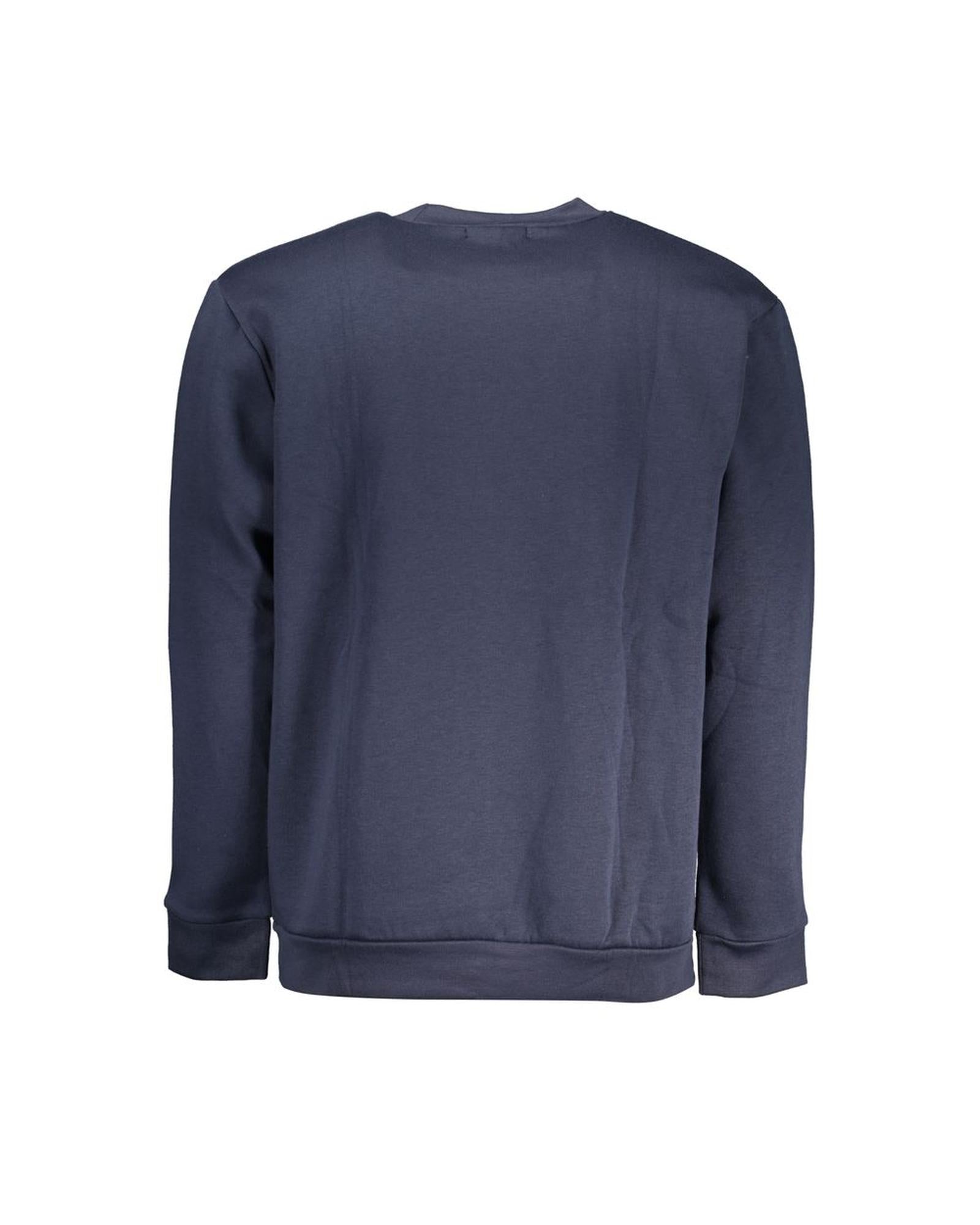 Chic Black/Blue Cotton Sweater For Women - Cavalli Class