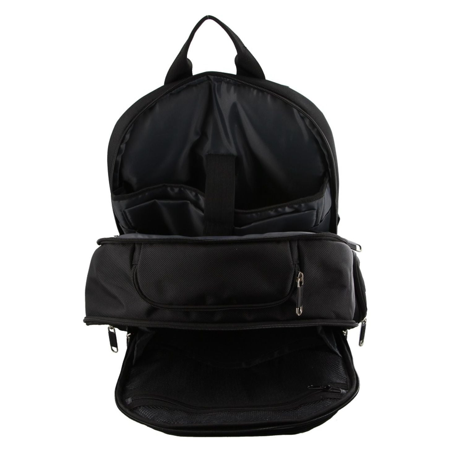 Pierre Cardin 30L Padded Backpack w/ 13" Laptop Sleeve - Black | Black colour