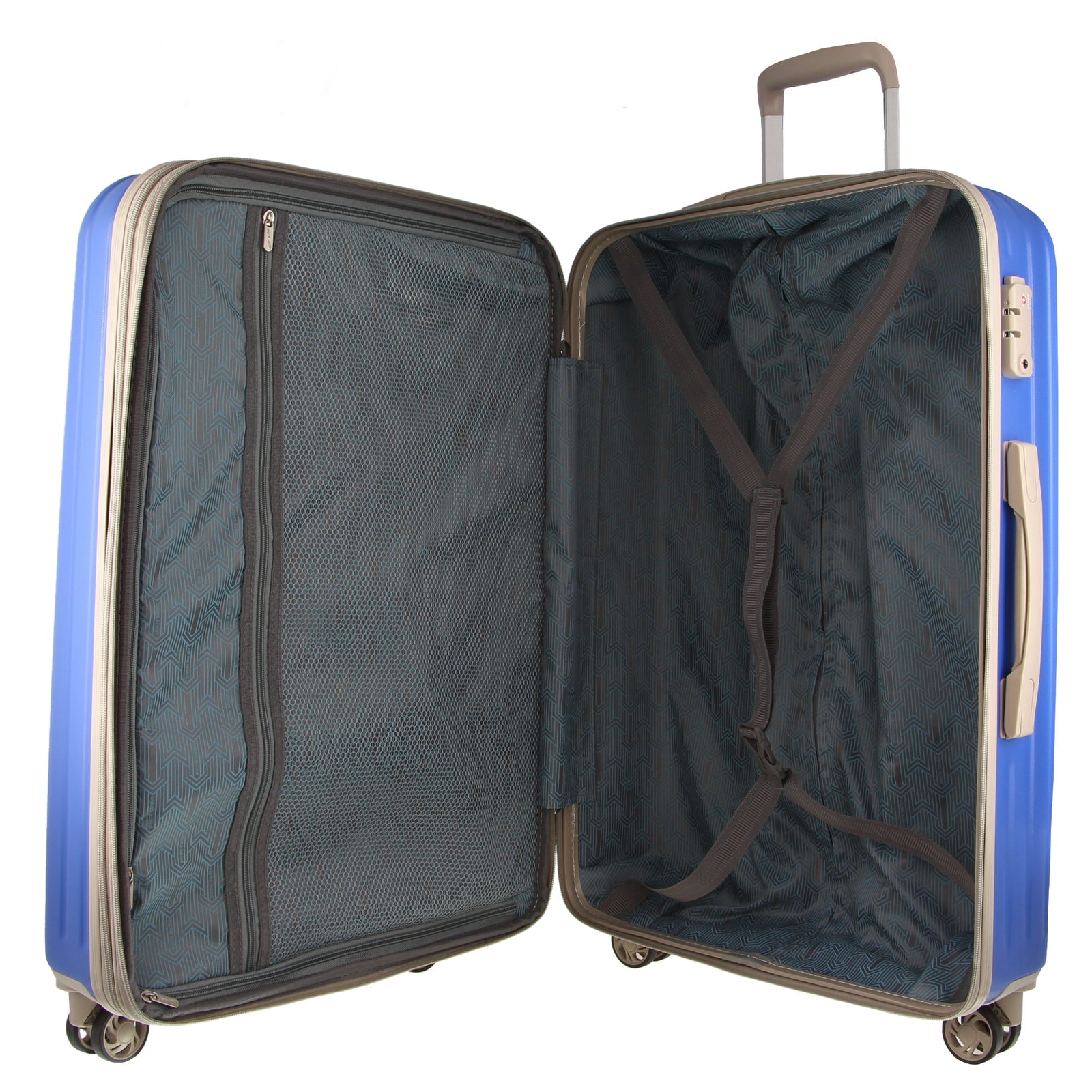 54Cm - Hardshell Cabin Luggage Bag Travel Carry On Tsa 54Cm (49L) - Ocean