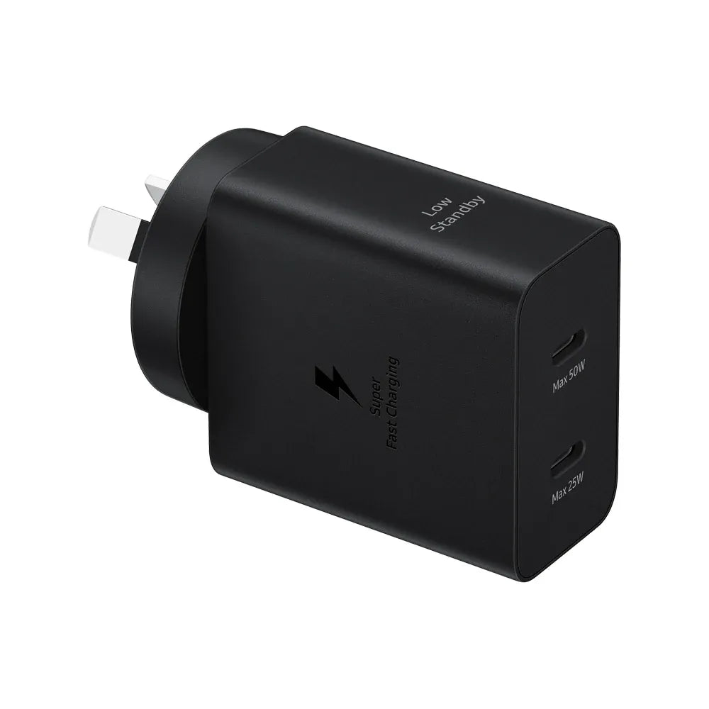 Samsung 50W Dual USB-C Fast Charger 1.8m Cable | Simpledeals