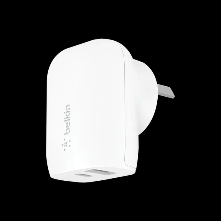 Belkin 37W Dual USB-C USB-A Wall Charger | Simpledeals