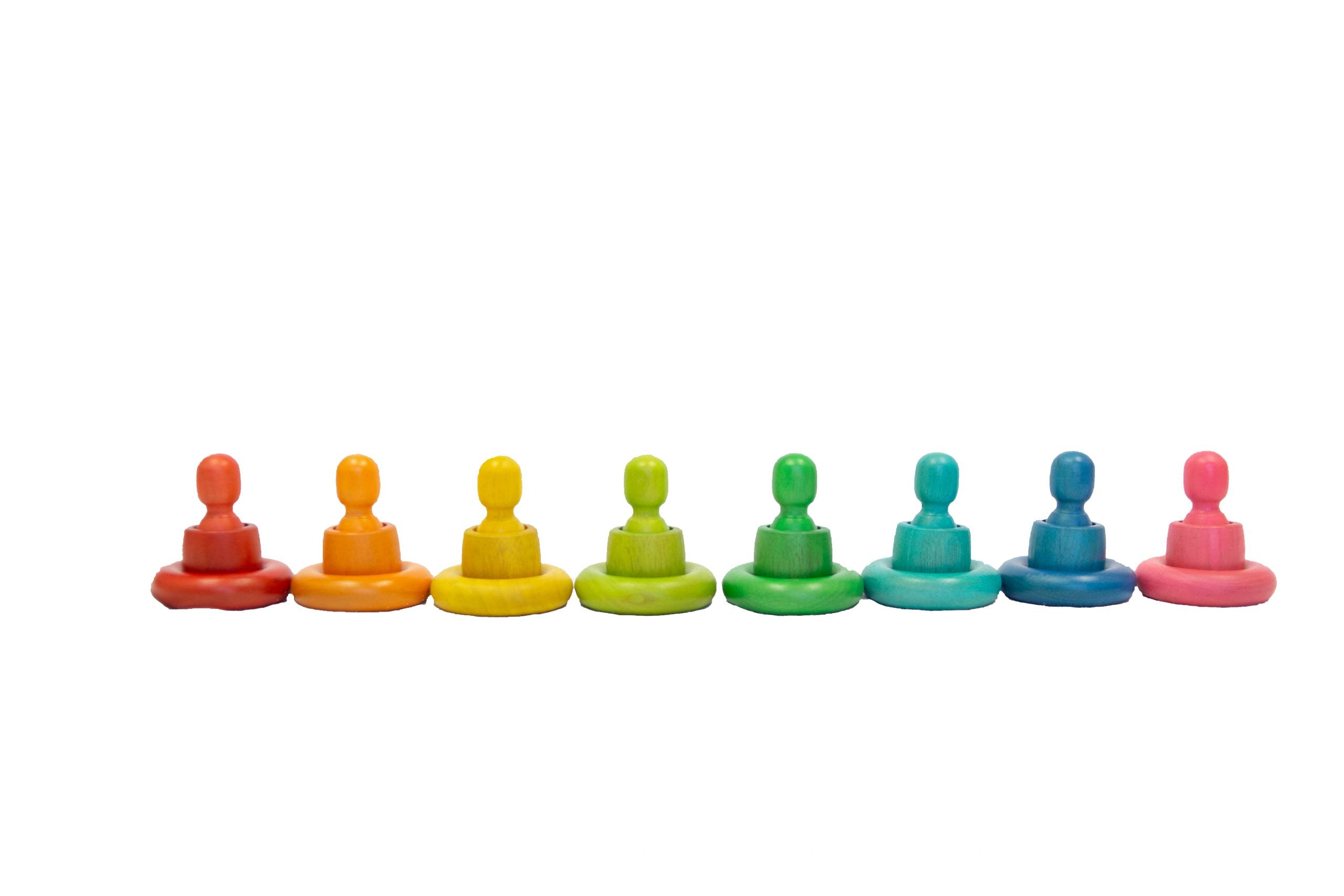 Rainbow People Cups And Rings