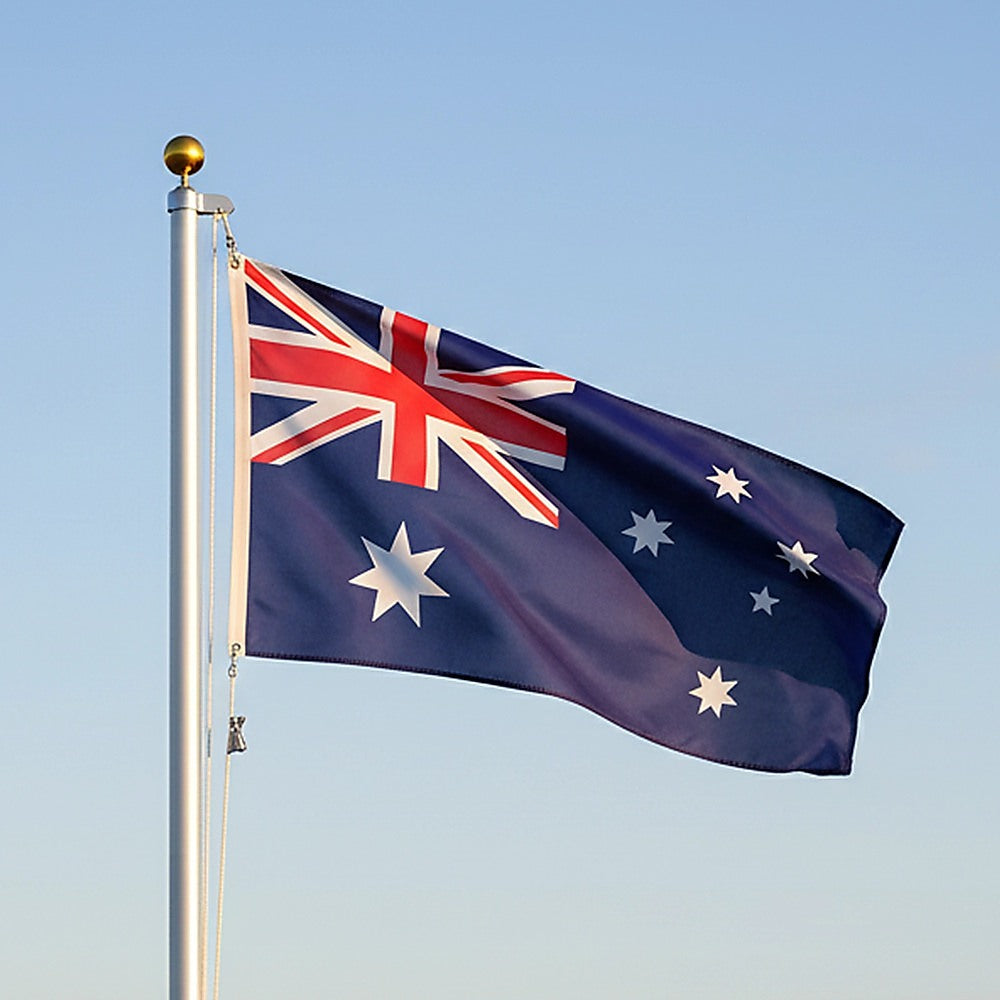 6.0M Flag Pole Full Set / Kit W Australian Flag