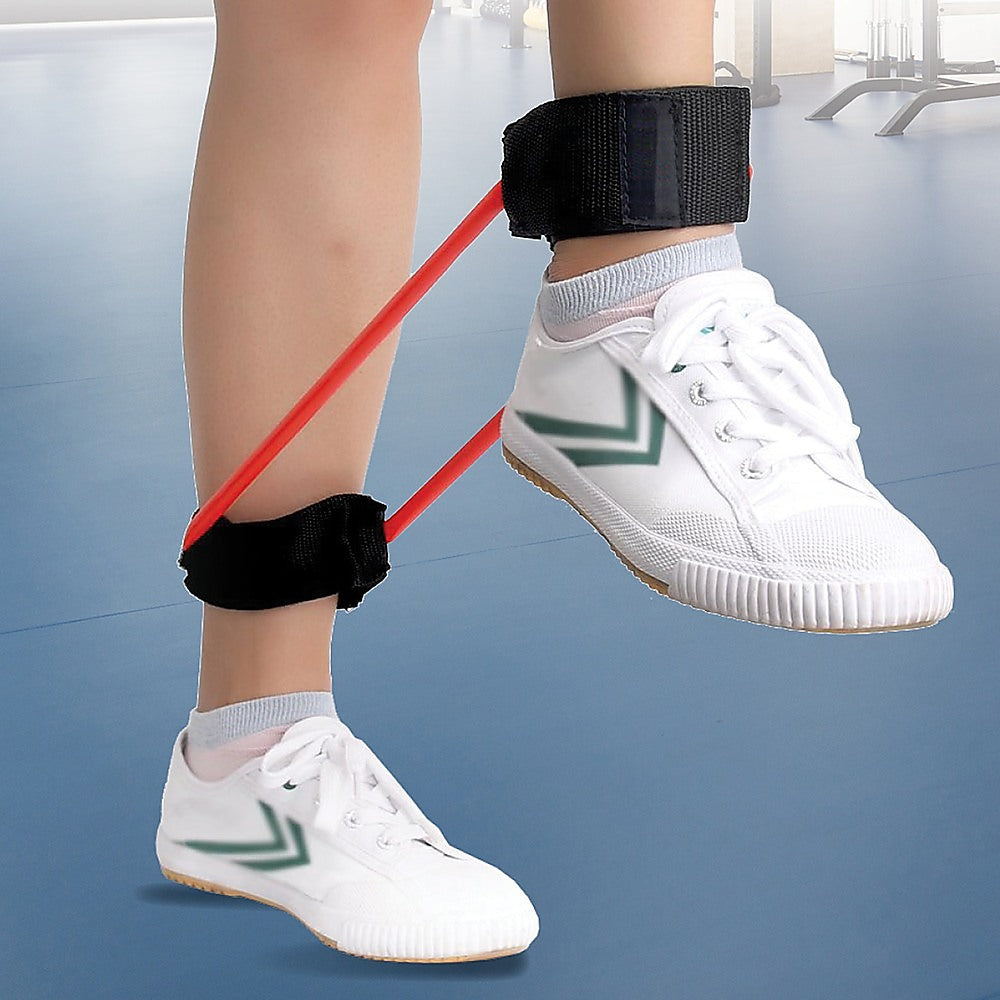13Pc Kinetic Fitness Exercise Resistance Leg Bands Tubes Set