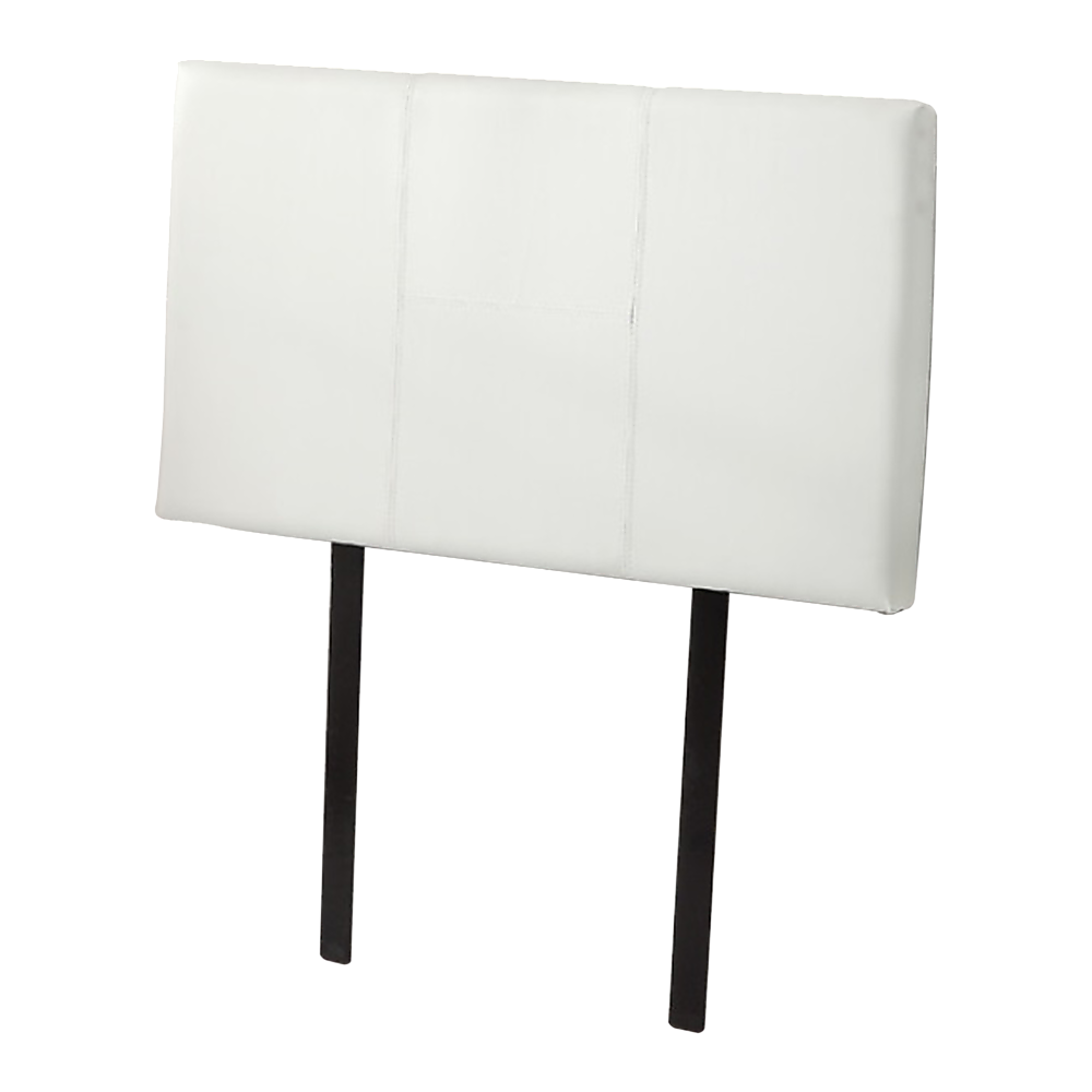 Pu Leather Single Bed Headboard Bedhead - White