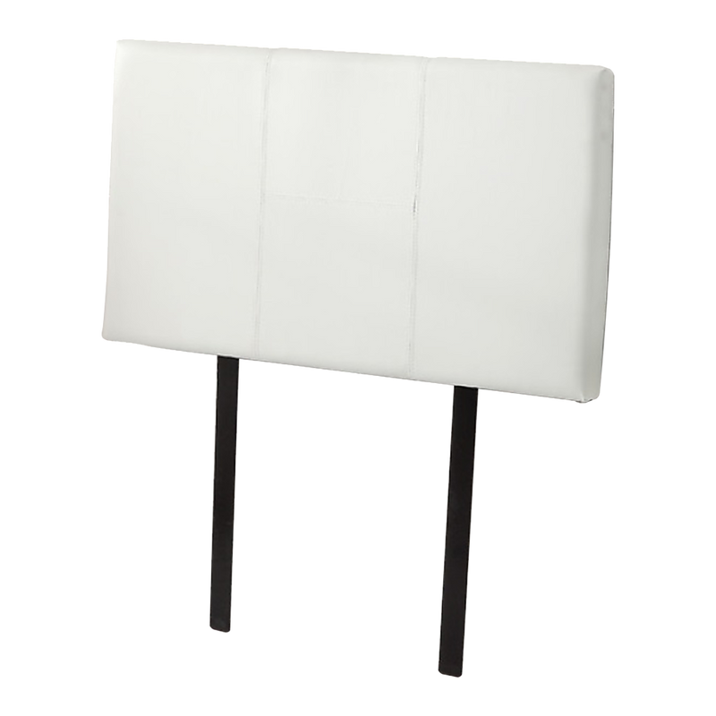 Pu Leather Single Bed Headboard Bedhead - White - Headboards