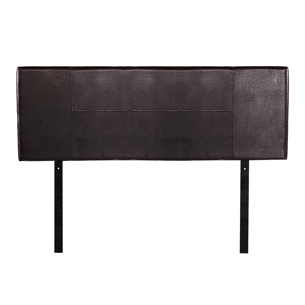 Pu Leather Queen Bed Headboard Bedhead - Brown