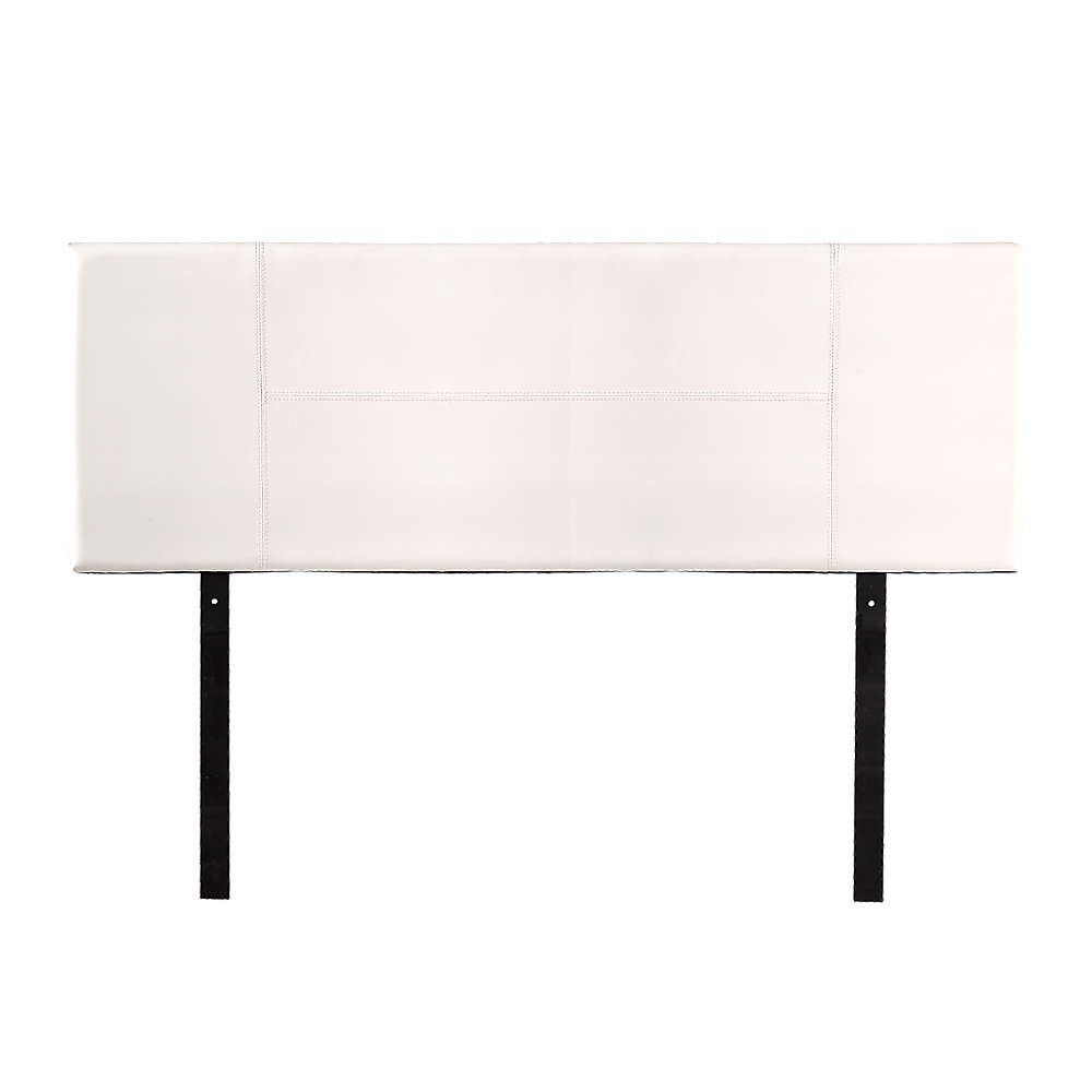 Pu Leather Queen Bed Headboard Bedhead - White