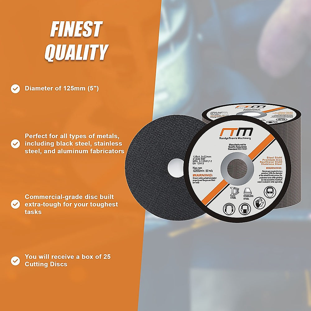 125Mm 5" Cutting Disc Wheel For Angle Grinder X50