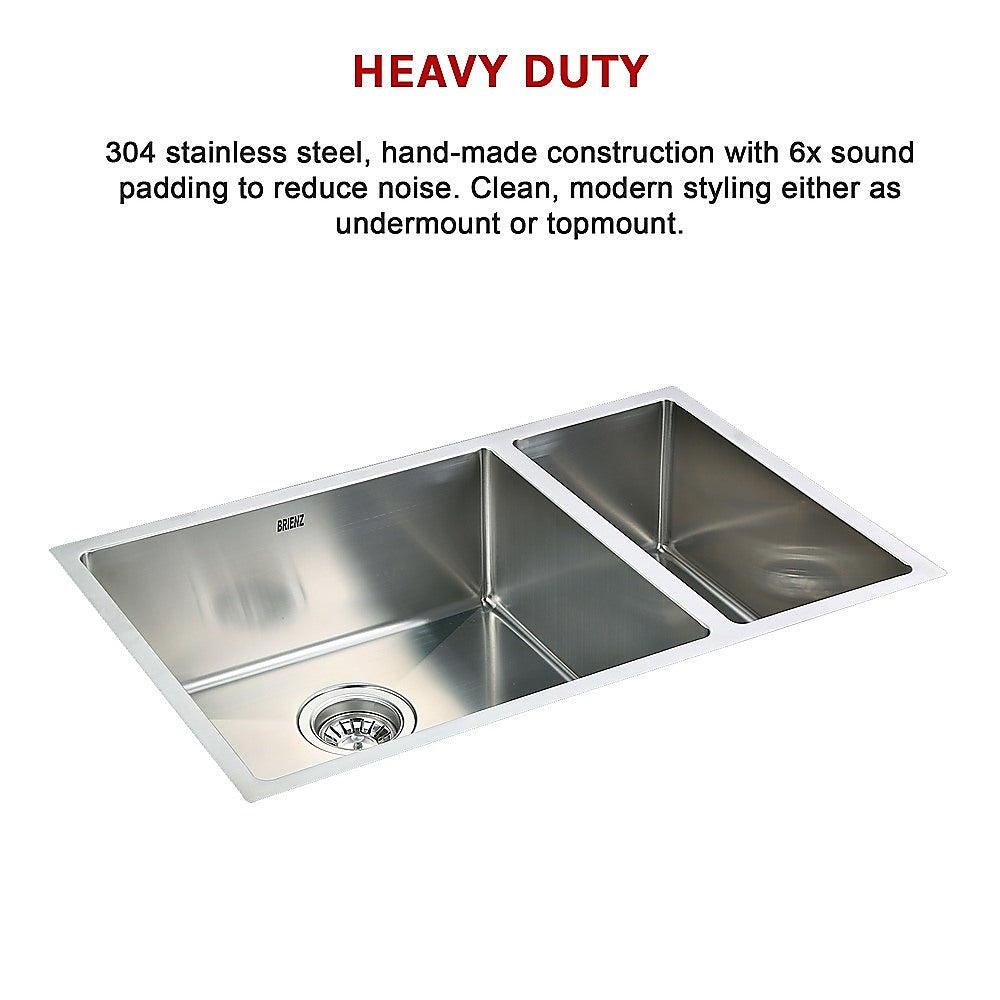 715X440Mm Handmade Stainless Steel Kitchen Sink With Waste