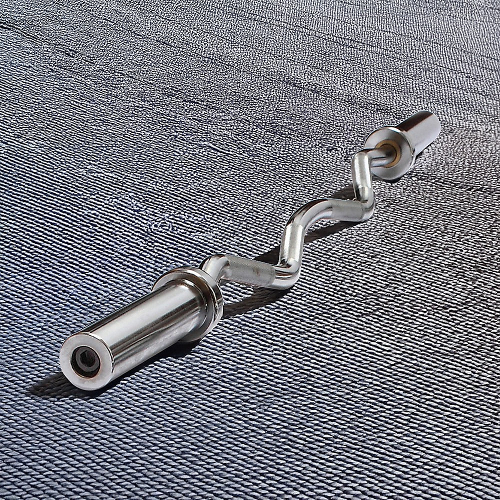 Chrome Olympic Curl Bar Barbell Heavy Duty