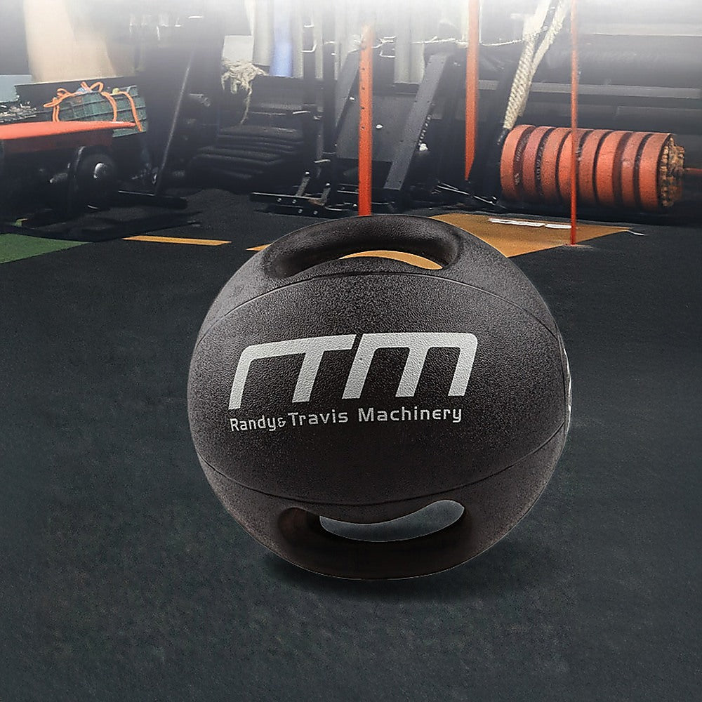 10Kg Double-Handled Rubber Medicine Core Ball