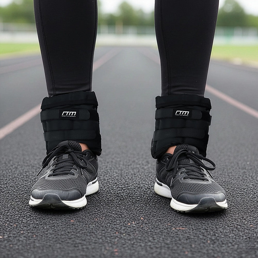 10kg Adjustable Ankle & Wrist Weight Straps Fitness Exercise Training