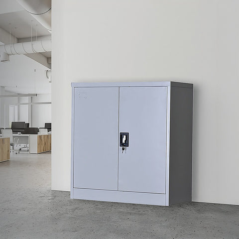 Two-Door Shelf Office Gym Filing Storage Locker Safe