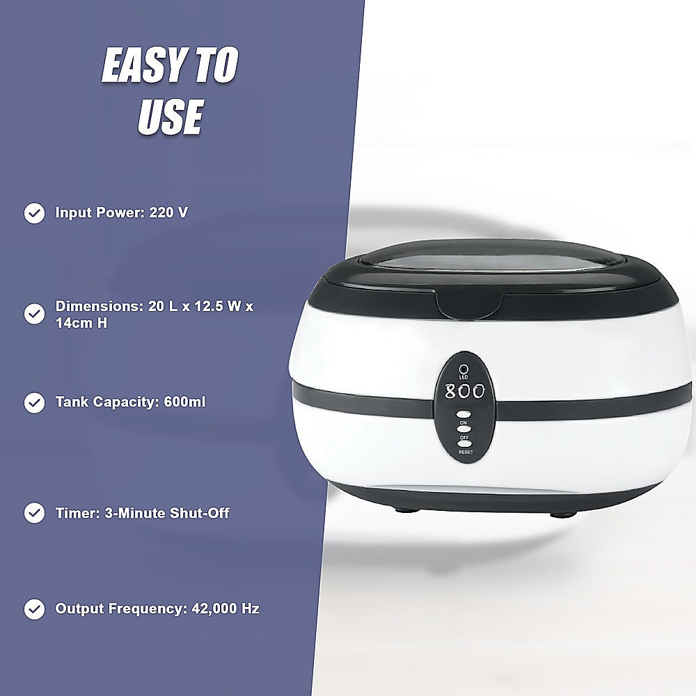 Ultrasonic Multi Purpose Sonic Wave Jewellery Cleaner with Jewellery Cleaners