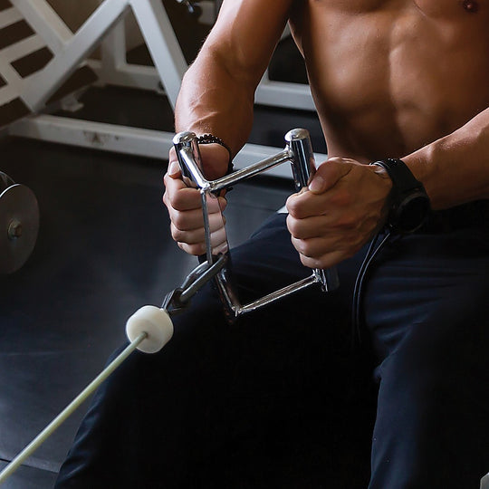 Close Grip Seated Row Handle Bar Triangle Cable Attachment - Gym Equipment & Accessories - photo 9