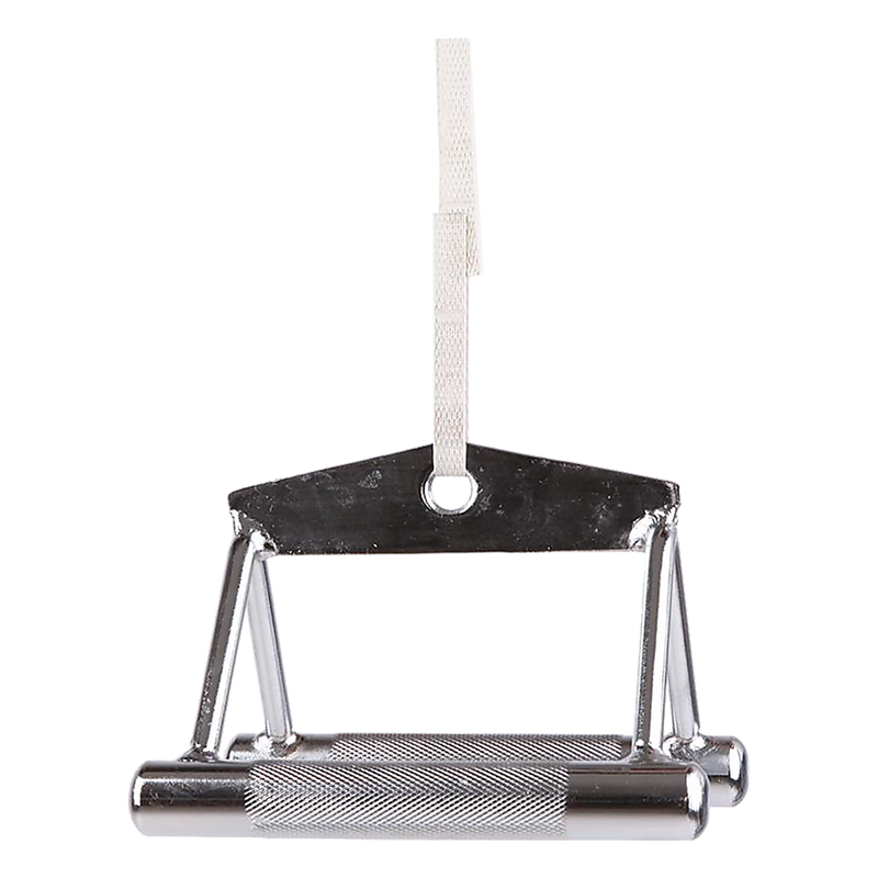 Close Grip Seated Row Handle Bar Triangle Cable Attachment - Gym Equipment & Accessories
