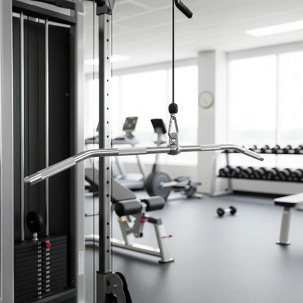 48" Lat Pulldown Bar Cable Attachment