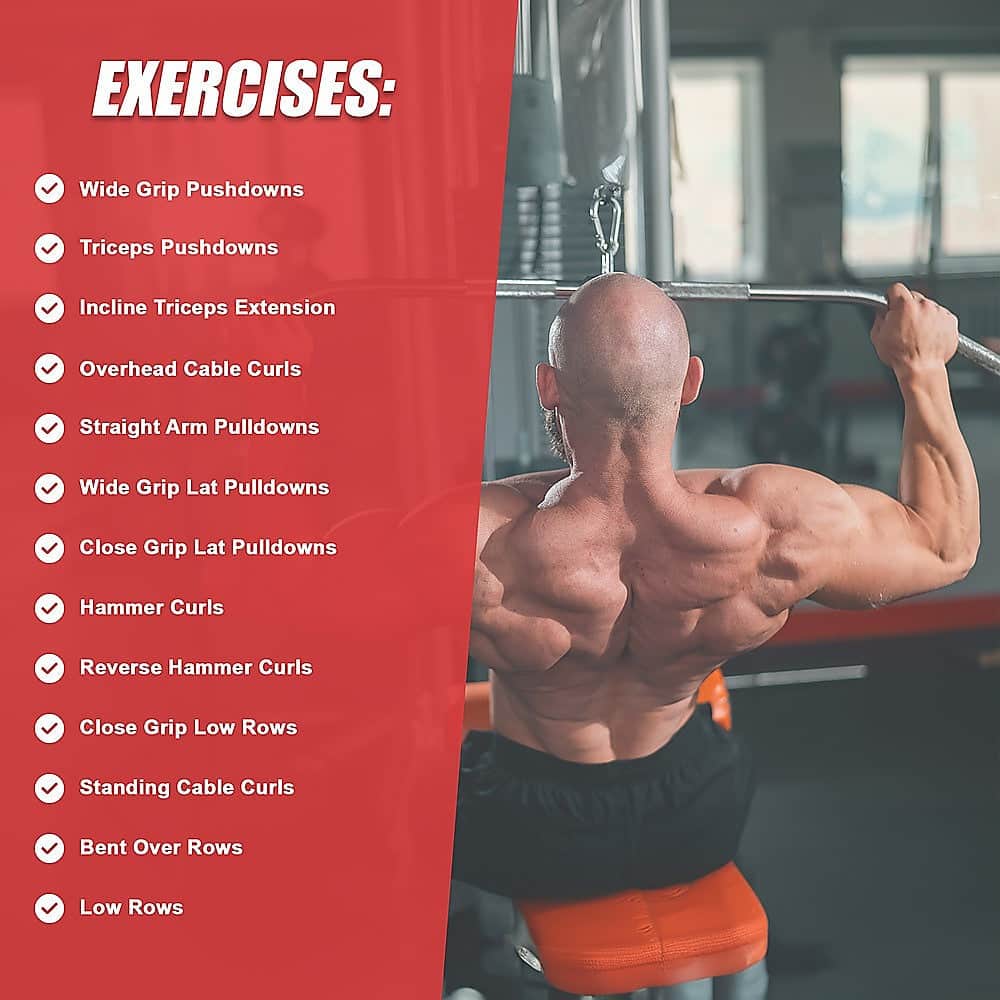 48" Lat Pulldown Bar Cable Attachment