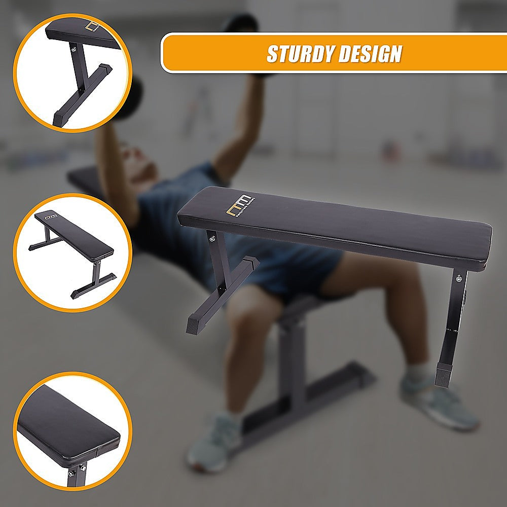 Home Gym Flat Bench for Weightlifting